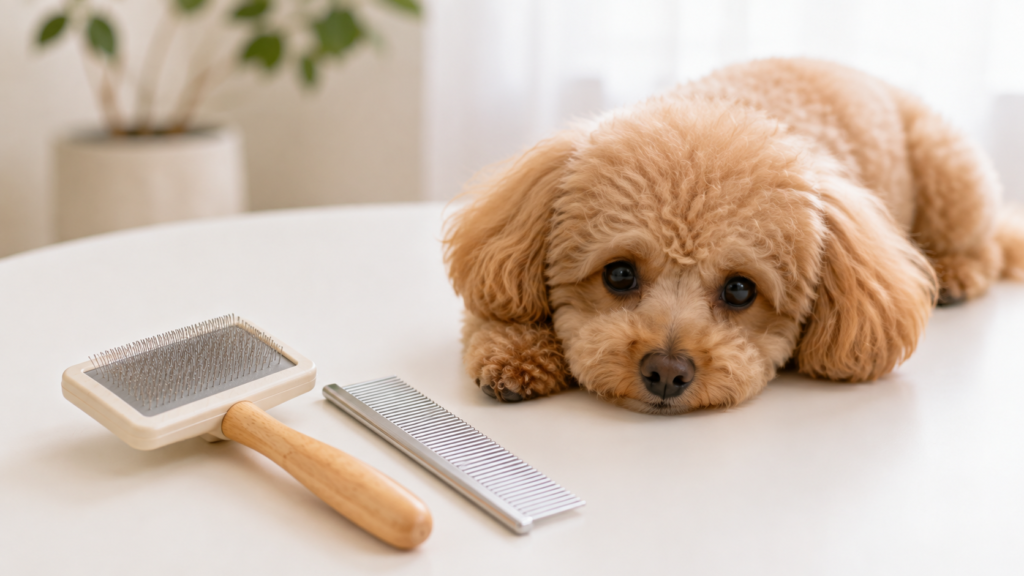 care-brushhow-01 | DOG-NAVI ブラッシングに使うブラシとコーム