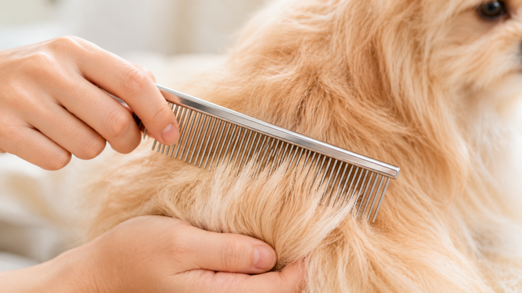 care-brushhow-02 | DOG-NAVI 犬の毛をとかすブラッシングの手順